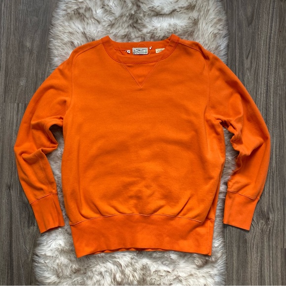 LVC Levi’s Bay Meadows Orange Crew Neck Sweatshirt - Picture 1 of 7